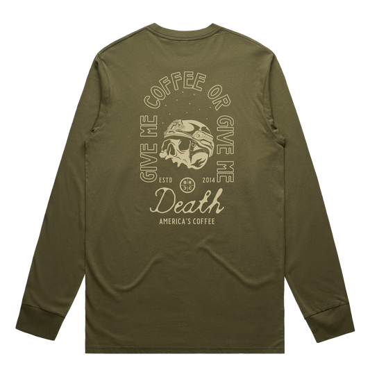 Death by Caffeine Long Sleeve