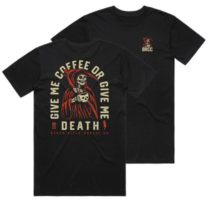Grim Sipper Give Me Coffee T-Shirt