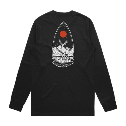 Deer Arrowhead Long Sleeve T-Shirt