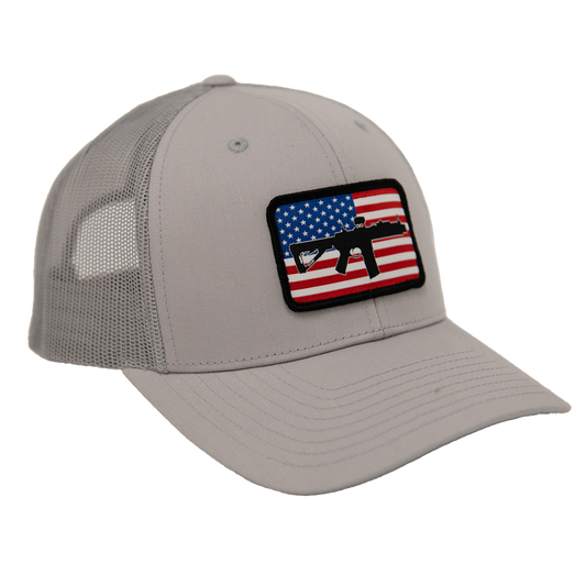 AR Flag RWB Trucker Hat