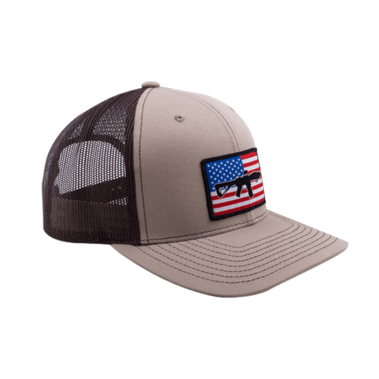 AR Flag RWB Patch Hat