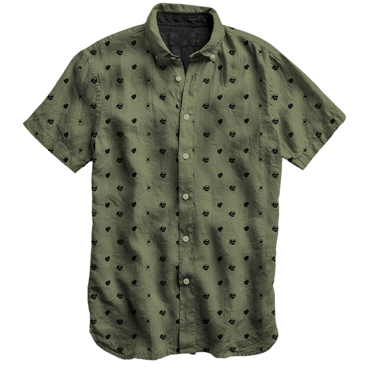 BRCC x Pattern Ops Coffee Culture Button Down