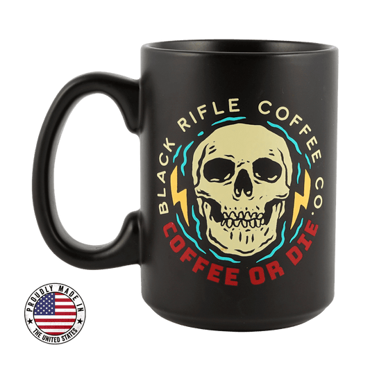 Coffee or Die Skull Mug