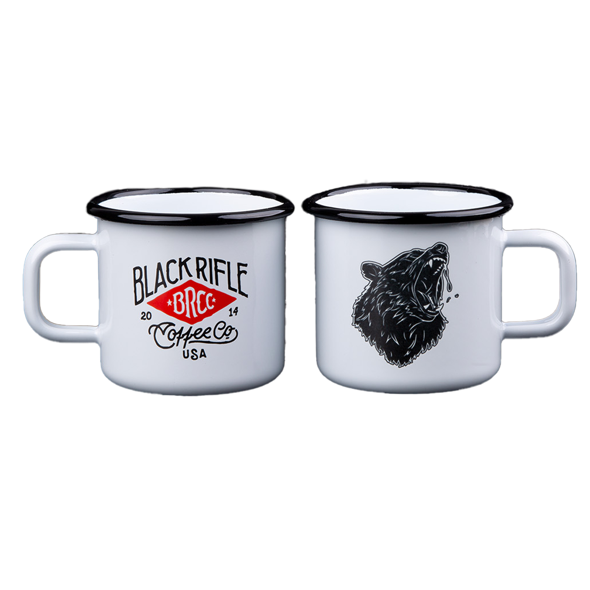 Grizzly Enamel Mug