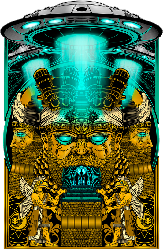 Annunaki Gold ECS Sticker