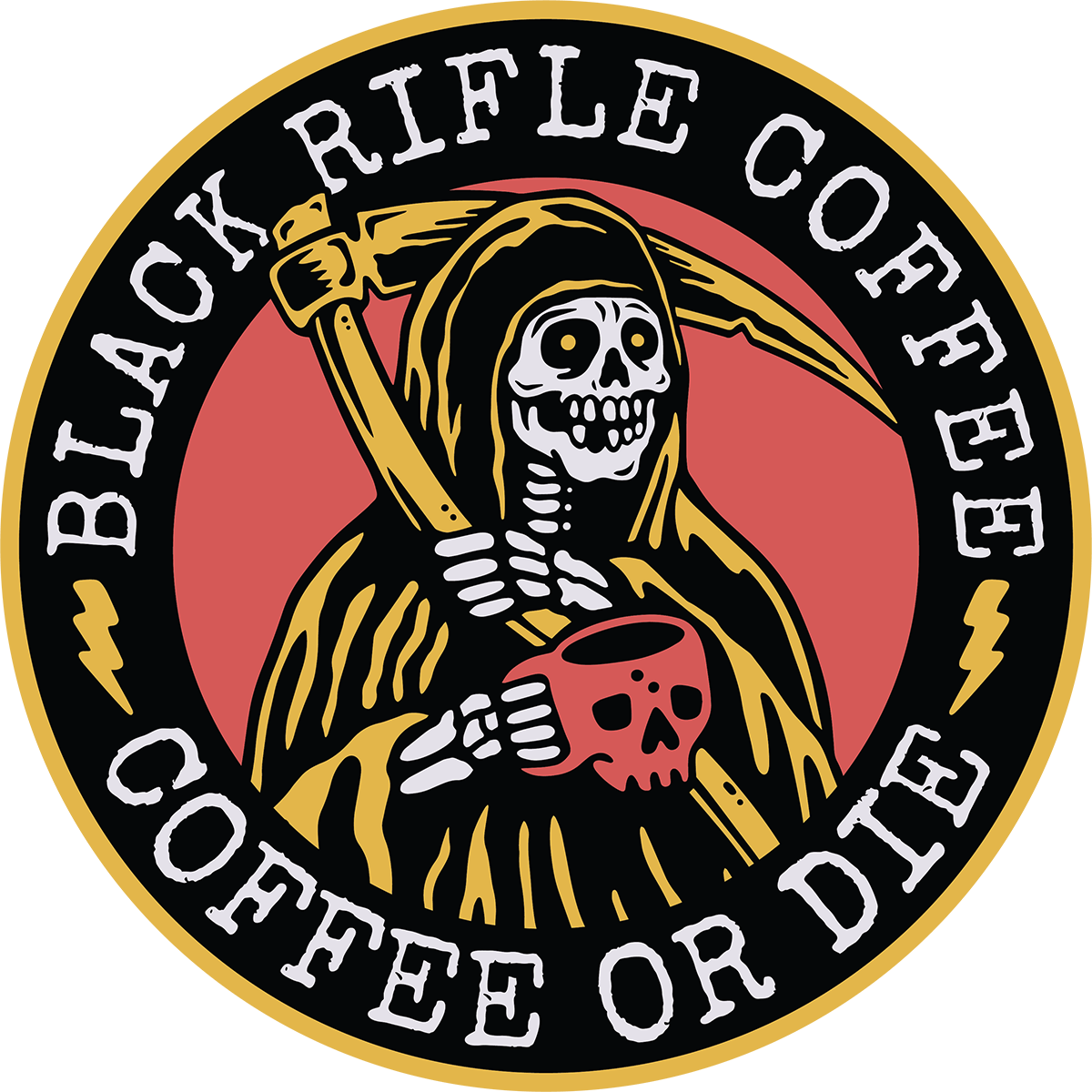 Grim Sipper Sticker