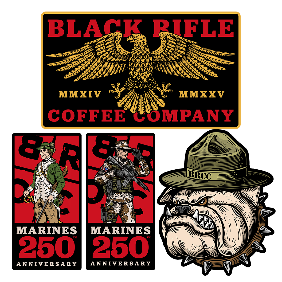 Marine 250th 2025 Sticker Pack 87