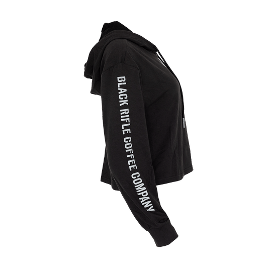 Women's Premium Reticle Crop Hoodie
