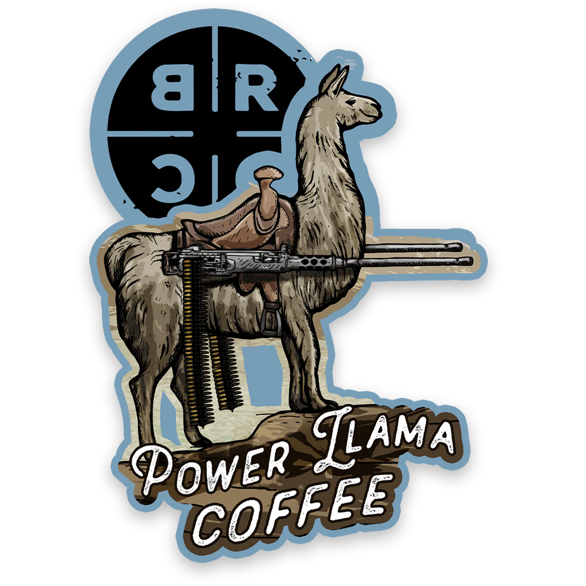 Power Llama 2024 ECS Sticker