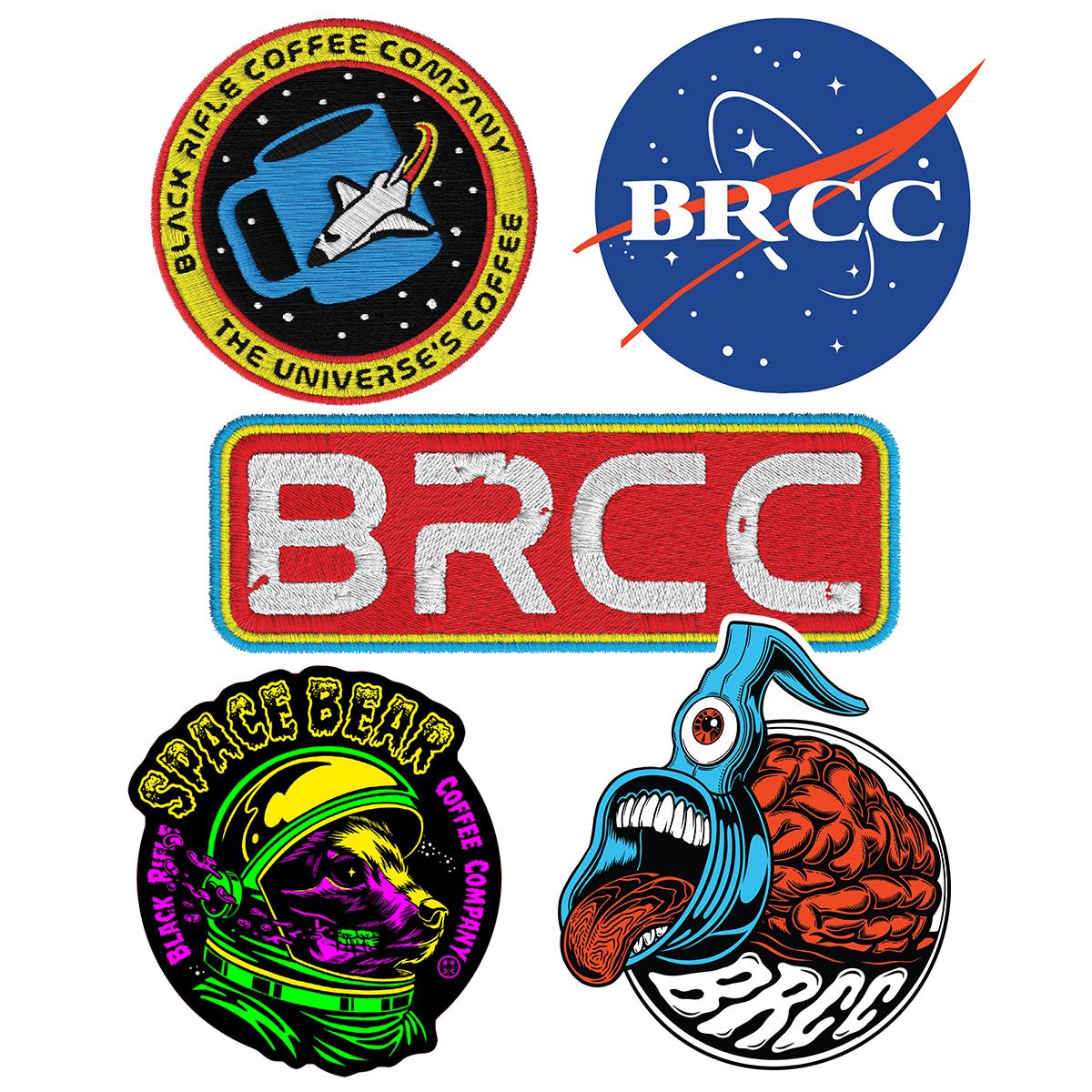 Space Bear Sticker Pack